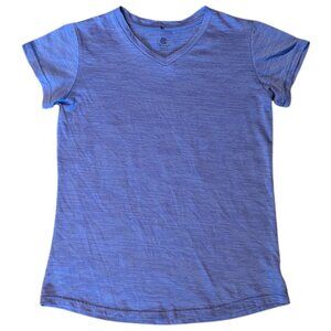 C9 by Champion Tee T Shirt Athletic V Neck Purple Girls Size XL (14-16)